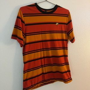 Nike striped colorful T-shirt, Size Medium